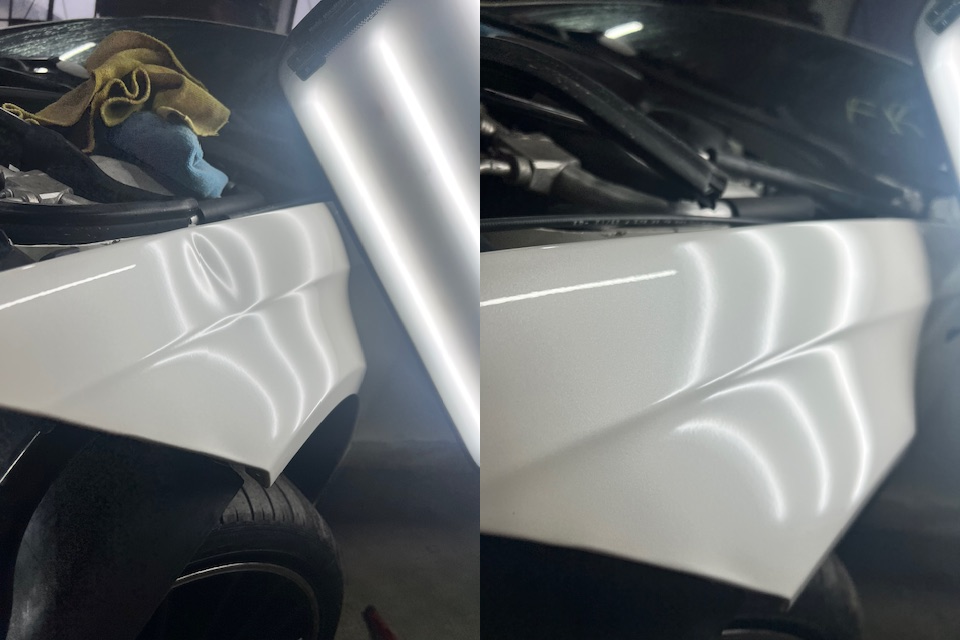 Przed i po naprawie PDR 3